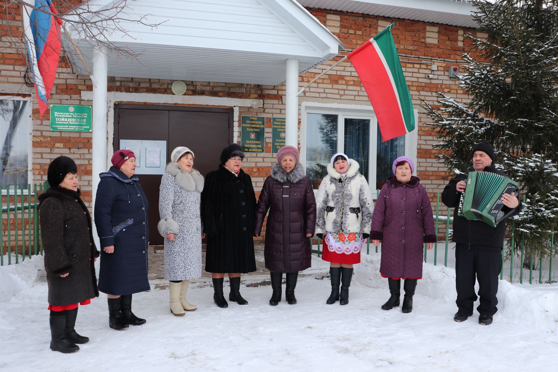 Село Тойкино собрало у себя ветеранов Азнакаевского района