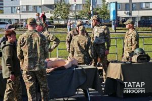Выставка центра «Патриот» в «Чаше»: обучение тактической медицине