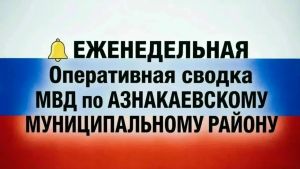 Оперативная сводка по Азнакаевскому району (24–30 августа 2026 года)