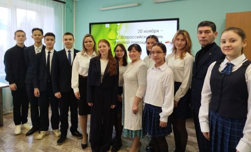 Гимназиядә эшлекле иртәнге аш балалар хокукларын яклауга багышланды