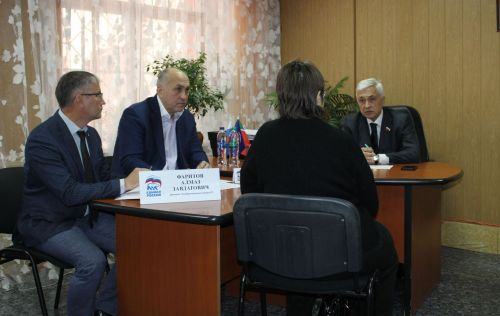 Депутат Государственной Думы РФ провел прием азнакаевцев