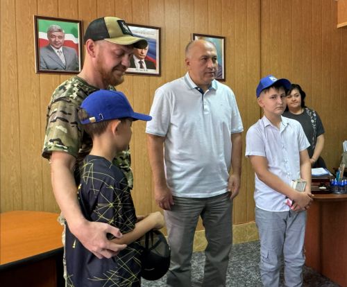 Наш земляк под позывным «Золотой» на днях вернулся в отпуск из зоны СВО