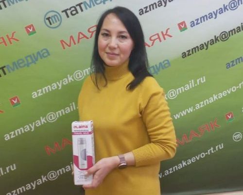Воспитательница выиграла подарок, который согреет в холода