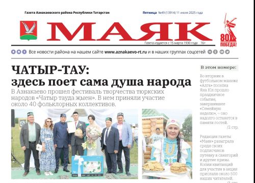 Важные события, интересные люди: не пропустите свежий выпуск газеты «Маяк»