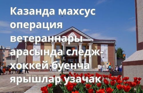 Казанда махсус операция ветераннары арасында следж-хоккей буенча ярышлар узачак