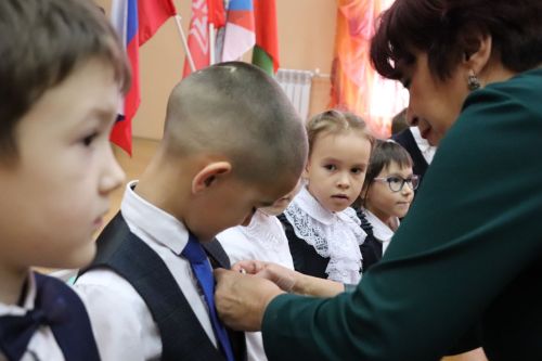 Азнакайда 1 нче мәктәп укучылары «Россия бөркетләре» сафына кабул ителде