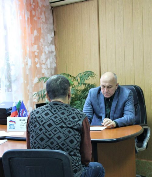 Азнакаевцы на приеме у главы района Марселя Шайдуллина