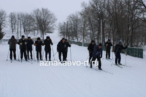 Азнакай имамнары чаңгыда узышты
