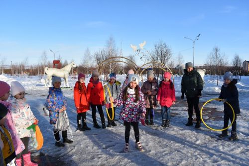 Азнакайның Яшьләр бакчасында балалар җитезлектә һәм тизлектә көч сынашты
