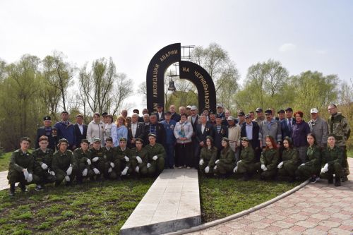 В Азнакаево почтили память ликвидаторов Чернобыльской катастрофы