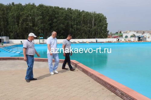 Открытый бассейн Азнакаево готов принять гостей