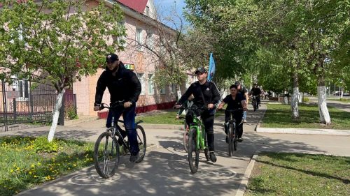 В Азнакаево состоялся велопробег Посвящённый Дню Победы