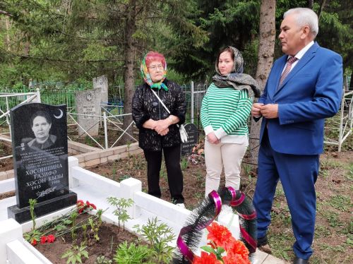 В Азнакаево почтили память легендарной личности – участницы Великой Отечественной войны, Героя Социалистического Труда Газифы Хасановны Хасаншиной