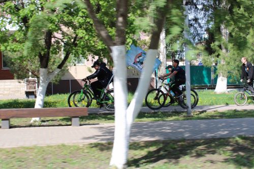 В Азнакаево состоялся велопробег Посвящённый Дню Победы