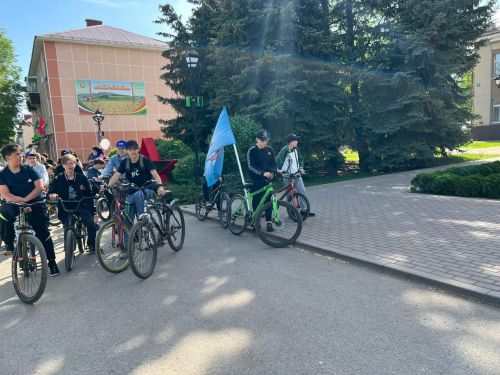 В Азнакаево состоялся велопробег Посвящённый Дню Победы
