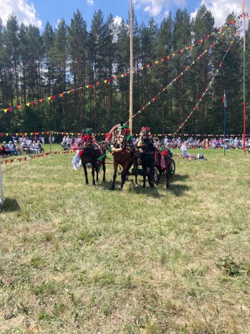 Карамалы Сабан туенда атлар ярышы да булды