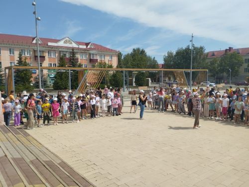 В Азнакаево дети изучают правила дорожного движения