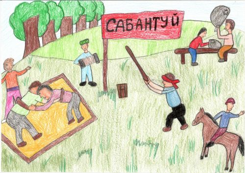 Азнакайда “Сабантуй бүген бездә!” рәсем бәйгесе бара