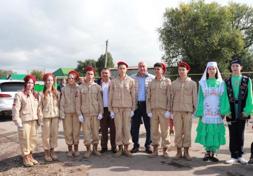 Карамалы авылында яңа кибет ачылды