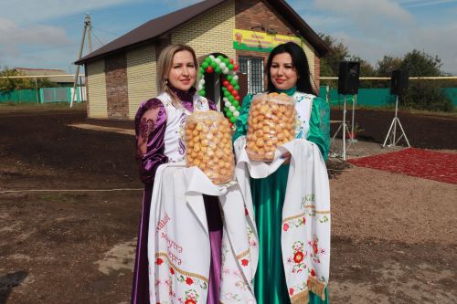 Карамалы авылында яңа кибет ачылды