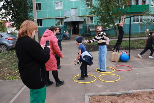 В Азнакаево проходят праздники дворов