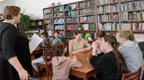 Югары Стәрле авылы балалары Яңа ел тарихы белән таныштылар