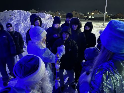 В микрорайоне Монолит зажглась новогодняя елка