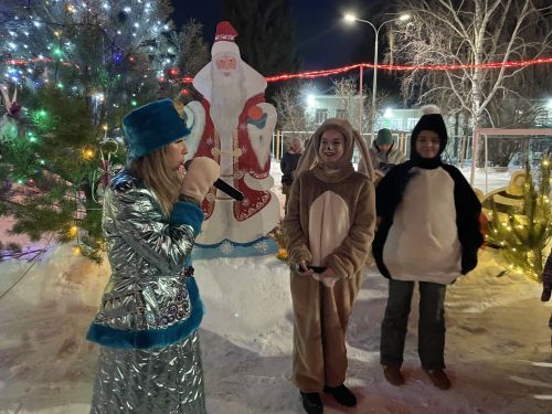Новогодний праздник во дворе
