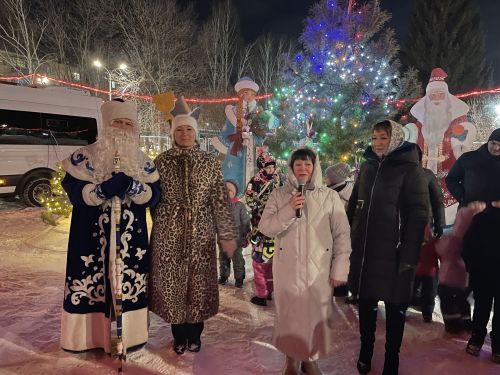 Новогодний праздник во дворе
