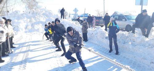 Спартакиаданың аркан тарту мизгелләре