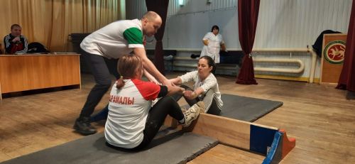 Азнакай районында авыл яшьләренең кышкы спартакиадасы бара