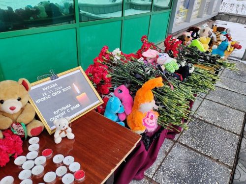 Татарстанская молодежь присоединилась к акции памяти жертв теракта в «Крокусе»
