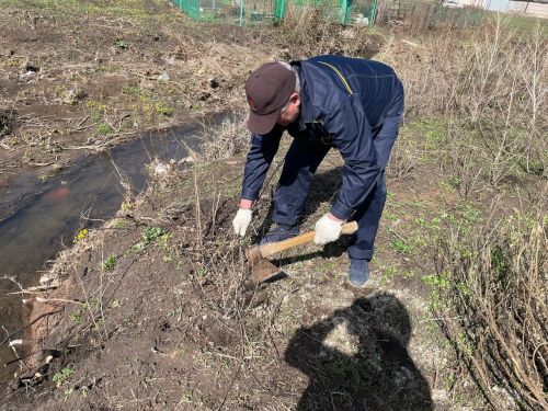 Азнакаевцы приняли активное участие на городском субботнике