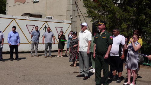 В Азнакаево состоялся призыв на срочную службу