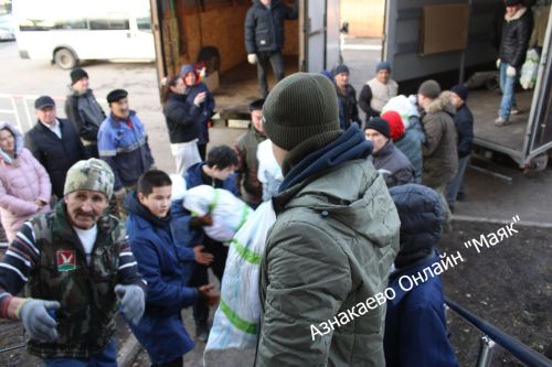 Азнакай районыннан махсус хәрби операция зонасына машина, ике мотоцикл җибәрделәр