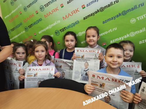 Юные журналисты из «Росинки» взяли интервью у «Маяка»