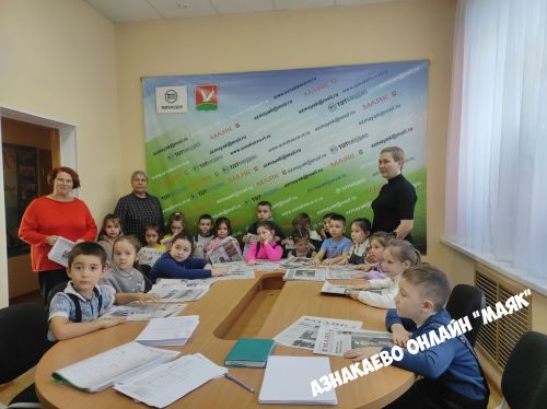 Юные журналисты из «Росинки» взяли интервью у «Маяка»
