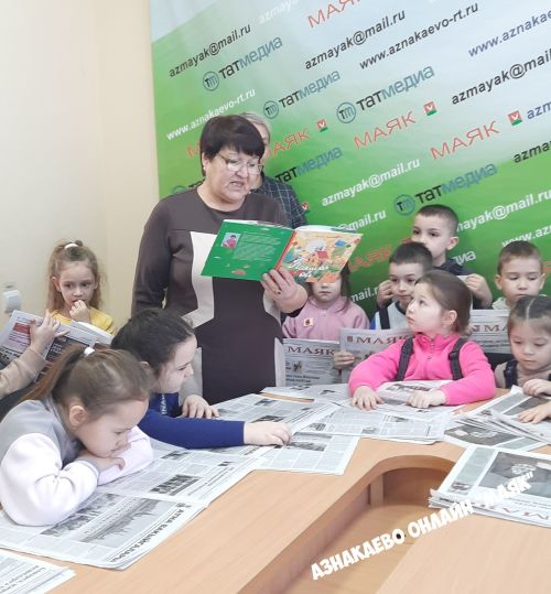Юные журналисты из «Росинки» взяли интервью у «Маяка»