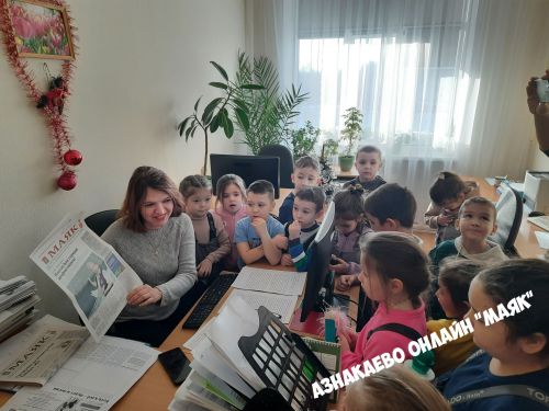 Юные журналисты из «Росинки» взяли интервью у «Маяка»