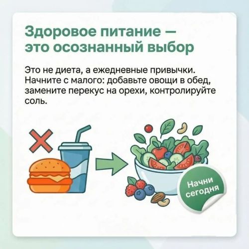 Здоровое питание – шаг к активному долголетию