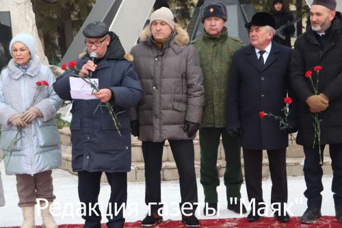 В Азнакаево прошел митинг, посвященный героям афганской войны