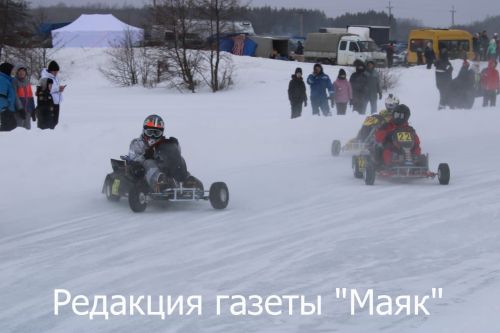 Азнакайда кышкы картинг ярышлары үтте