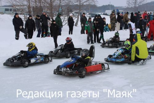 Азнакайда кышкы картинг ярышлары үтте