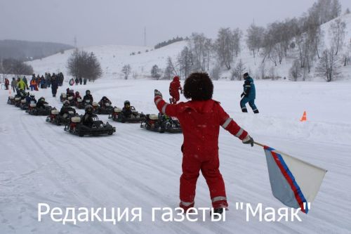Азнакайда кышкы картинг ярышлары үтте