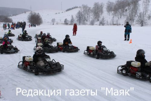 Азнакайда кышкы картинг ярышлары үтте