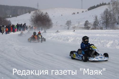 Азнакайда кышкы картинг ярышлары үтте