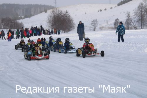 Азнакайда кышкы картинг ярышлары үтте