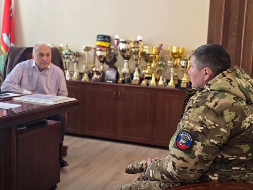 Встреча главы Азнакаевского района с вернувшимися из СВО бойцами