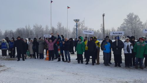 Актүбә бистәсендә авыл яшьләренең кышкы спартакиадасы старт алды