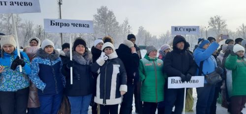 Актүбә бистәсендә авыл яшьләренең кышкы спартакиадасы старт алды